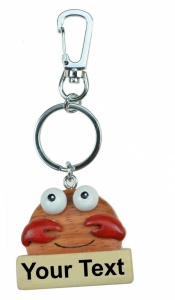 5001CR: Crab Keyrings - Your Name (Pack Size 36) Price Breaks Available